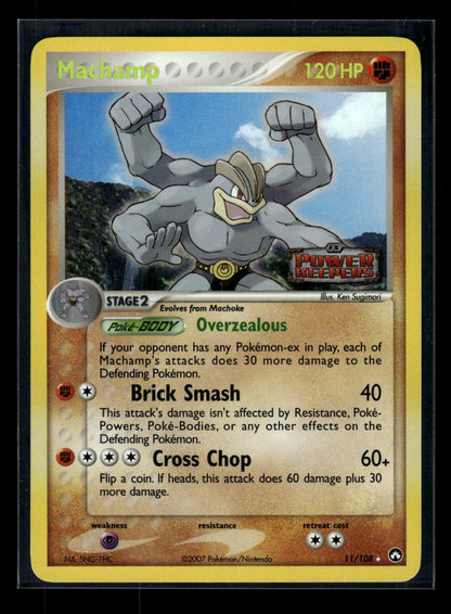 Reverse Foil - Machamp 11/108 Power Keepers