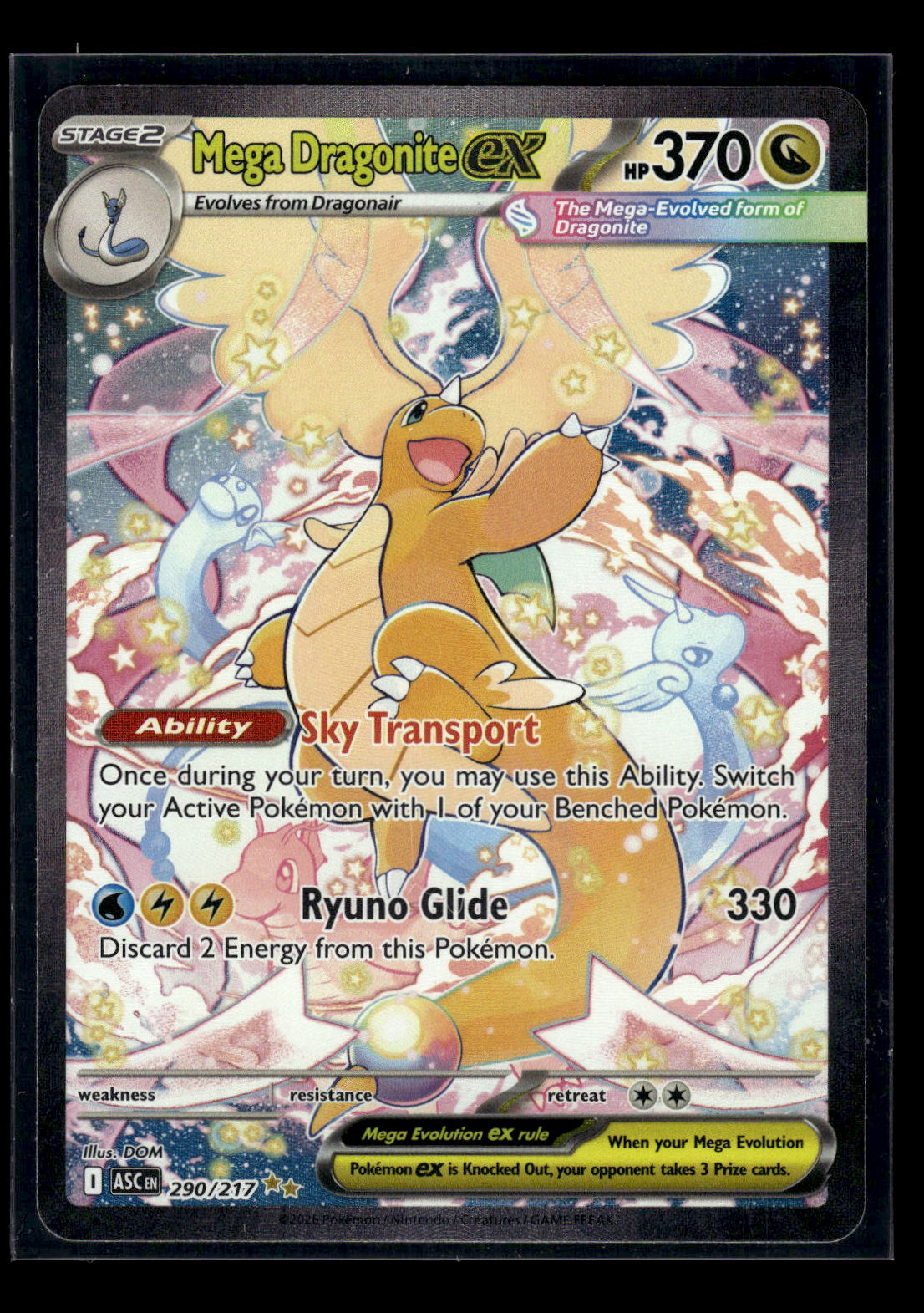 Mega Dragonite ex 290/217 ME: Ascended Heroes