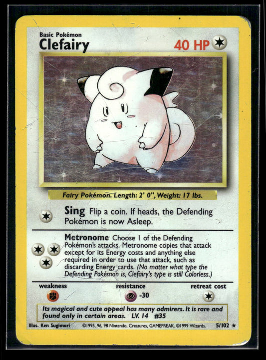 Clefairy 005/102 Base Set