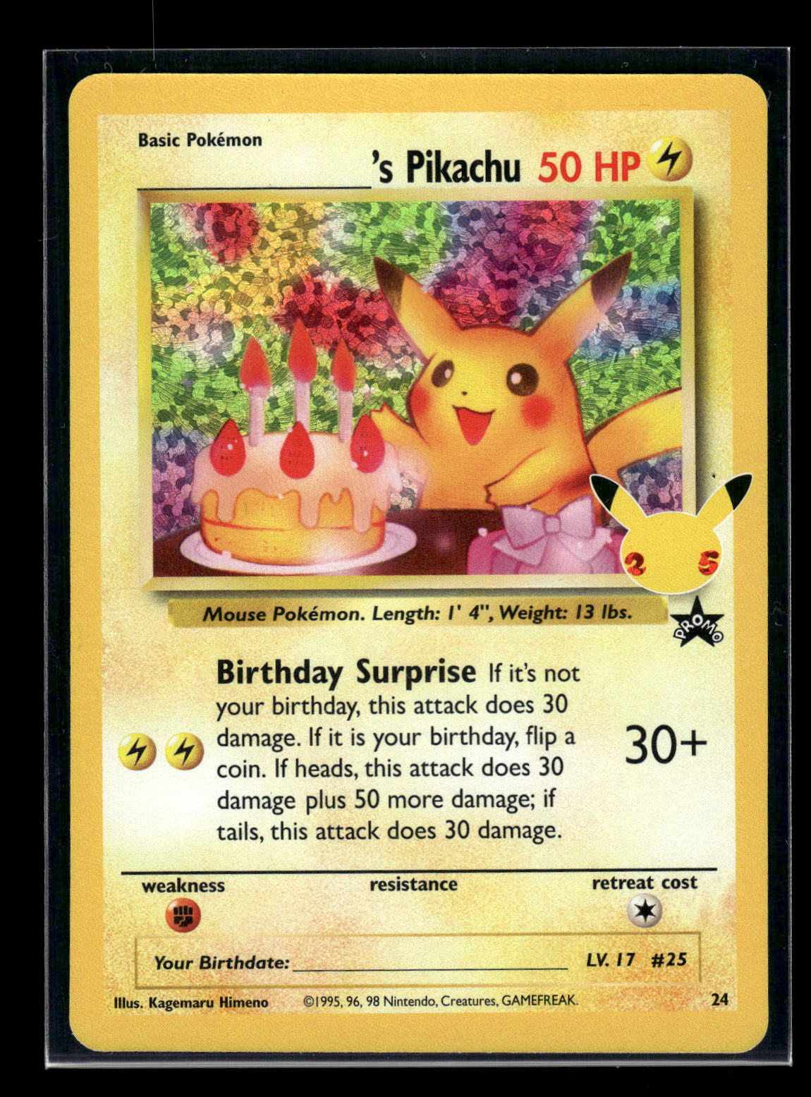 ______'s Pikachu 24/53 Celebrations: Classic Collection