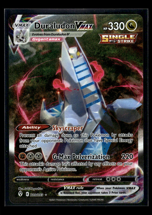 Duraludon VMAX (Alternate Art Secret) 220/203 SWSH07: Evolving Skies