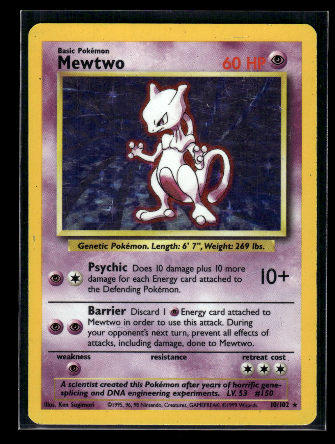 Mewtwo 010/102 Base Set