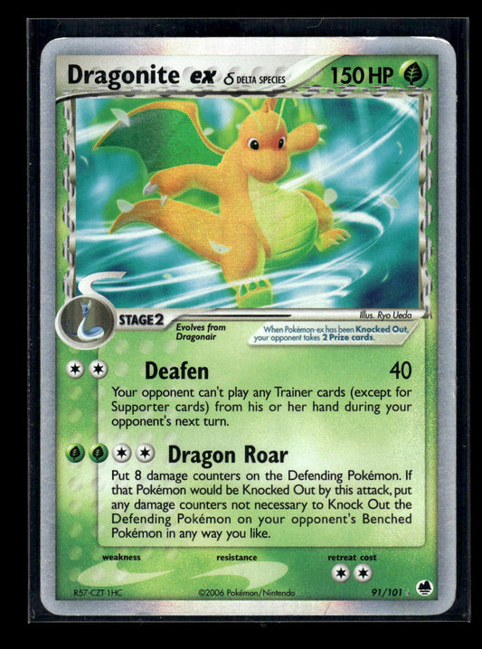 Dragonite ex (Delta Species) 91/101 EX Dragon Frontiers