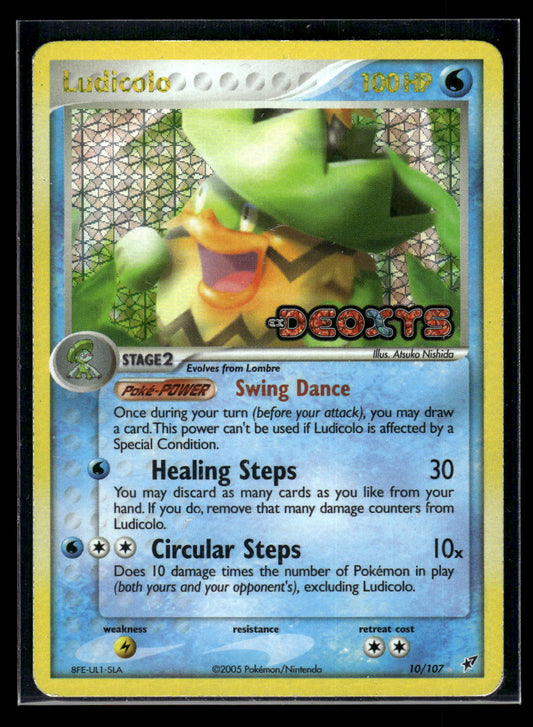 Reverse Foil - Ludicolo - 010/107 10/107 Deoxys