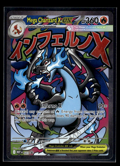 Mega Charizard X ex 023 ME: Mega Evolution Promo