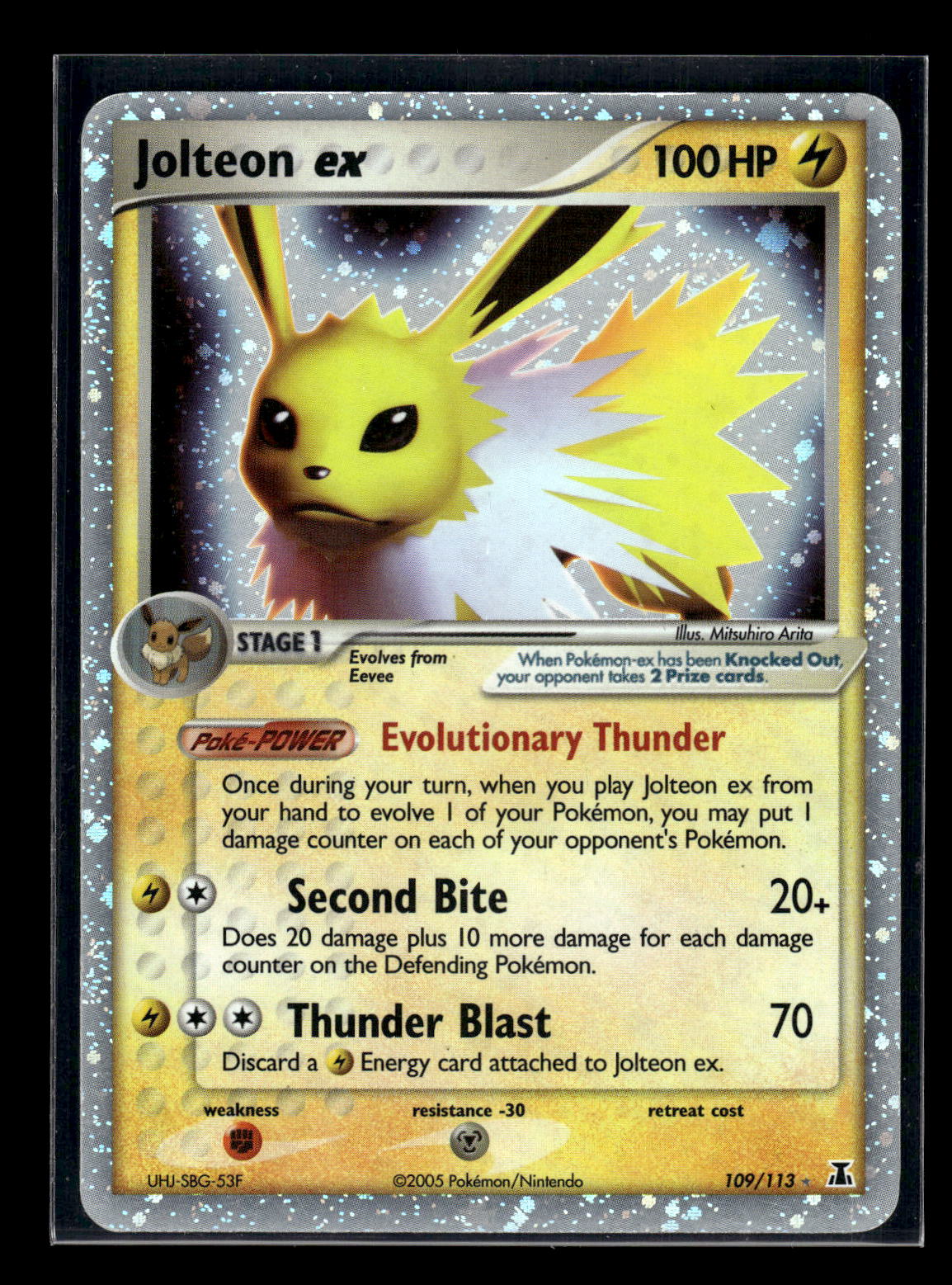 Jolteon ex 109/113 EX Delta Species