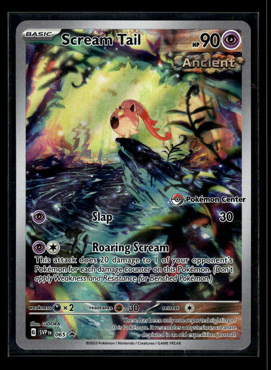 Scream Tail - (Pokemon Center Exclusive) 065 SV: Scarlet & Violet Promo Cards
