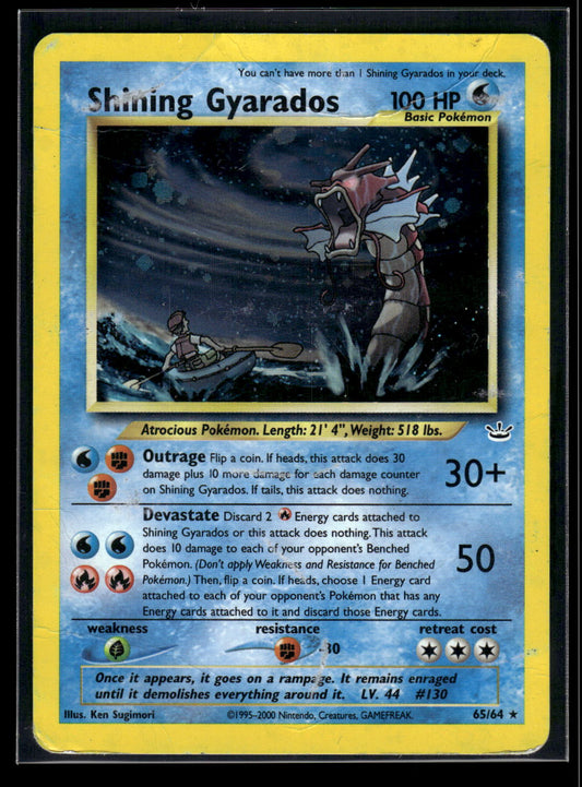 Shining Gyarados 65/64 Neo Revelation