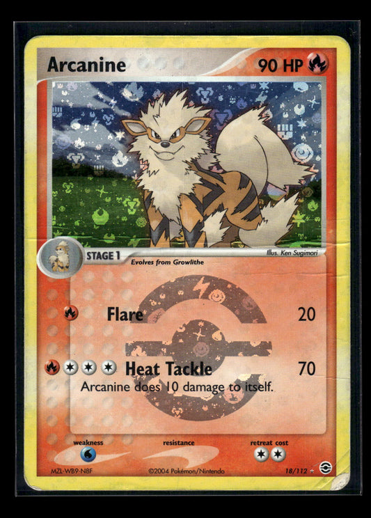 Reverse Foil - Arcanine 18/112 FireRed & LeafGreen