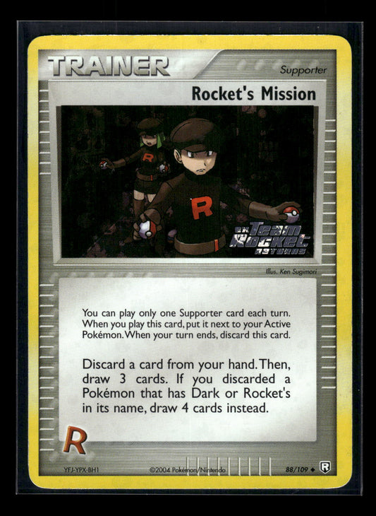 Reverse Foil - Rocket's Mission 88/109 Team Rocket Returns