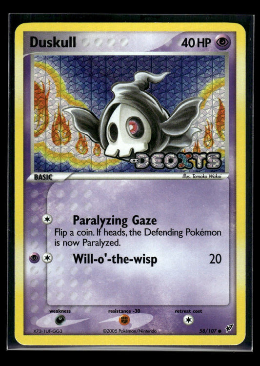 Duskull 58/107 - Deoxys  - Common