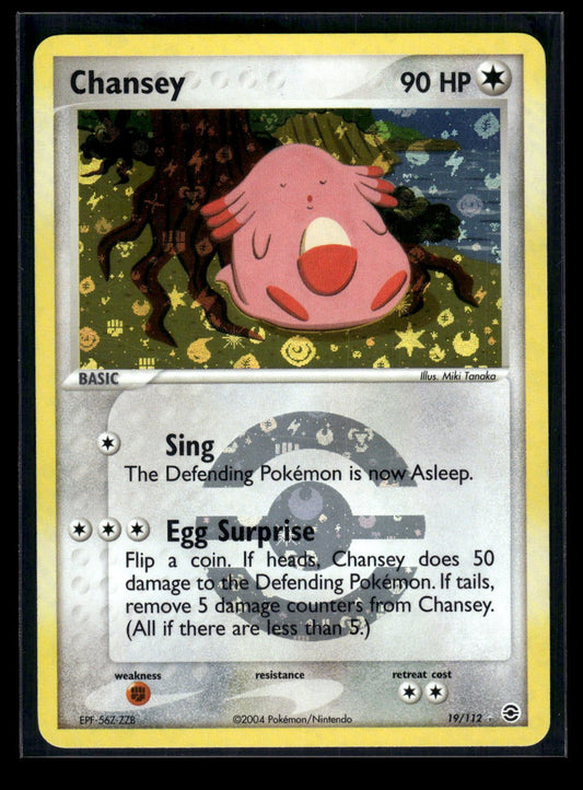 Chansey 19/112 - FireRed & LeafGreen  - Rare