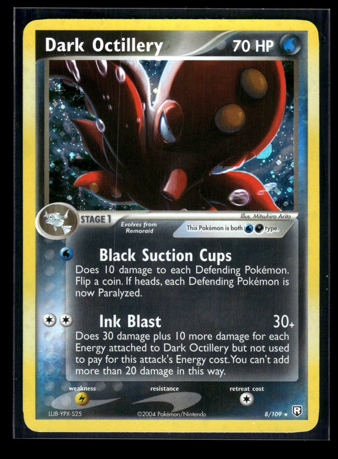Dark Octillery 8/109 - Team Rocket Returns  - Rare Holo
