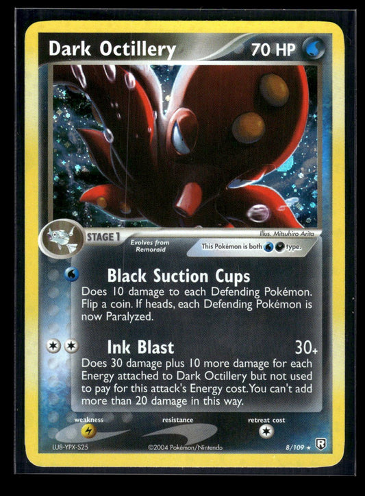 Dark Octillery 8/109 - Team Rocket Returns  - Rare Holo
