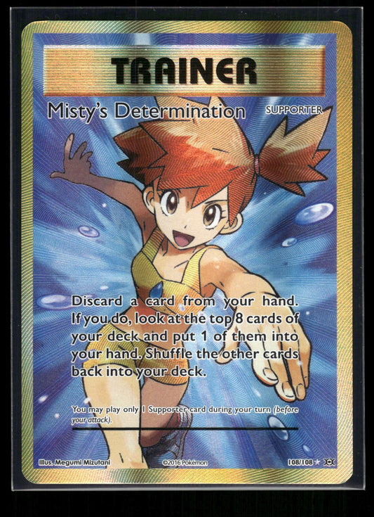 Misty's Determination 108/108 - Evolutions  - Rare Ultra