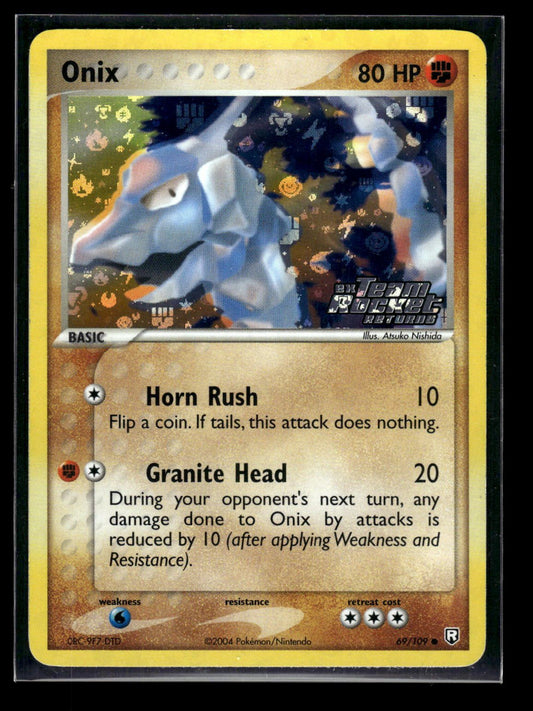 Onix 69/109 - Team Rocket Returns  - Common