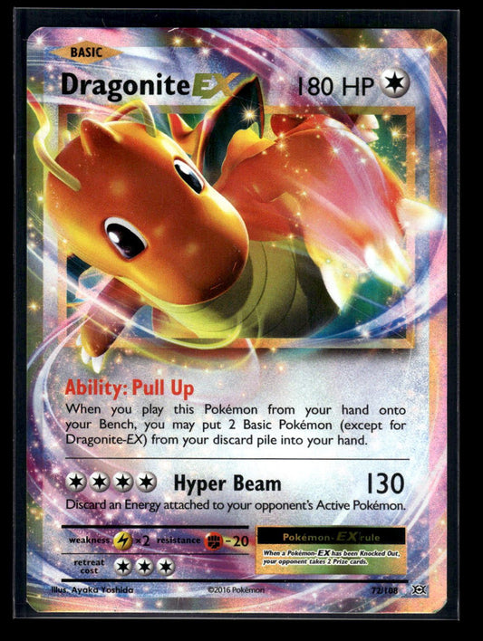 Dragonite-EX 72/108 - Evolutions  - Rare Holo EX