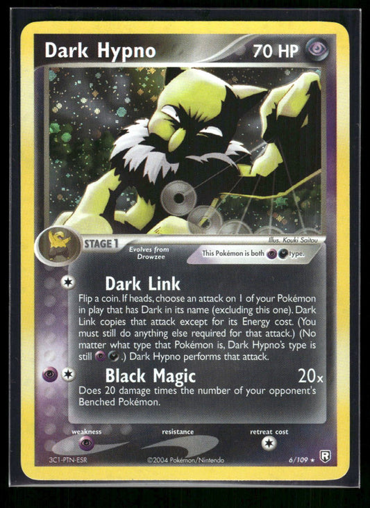 Dark Hypno 6/109 - Team Rocket Returns  - Rare Holo