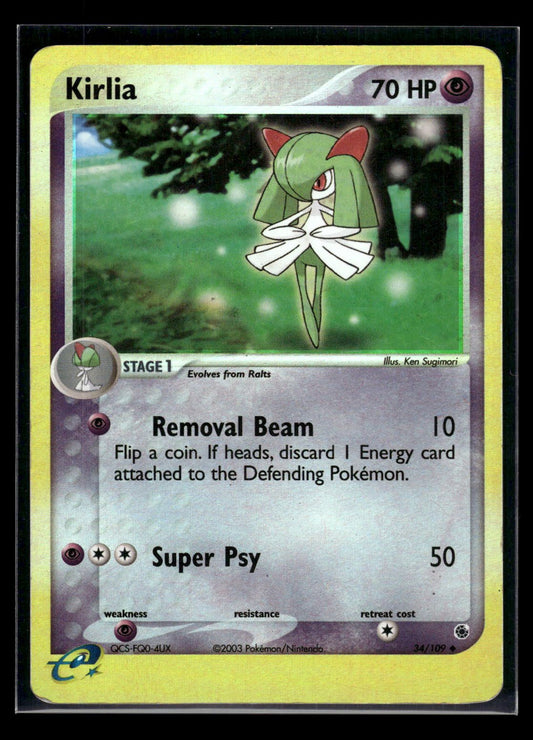 Kirlia 34/109 - Ruby & Sapphire  - Uncommon