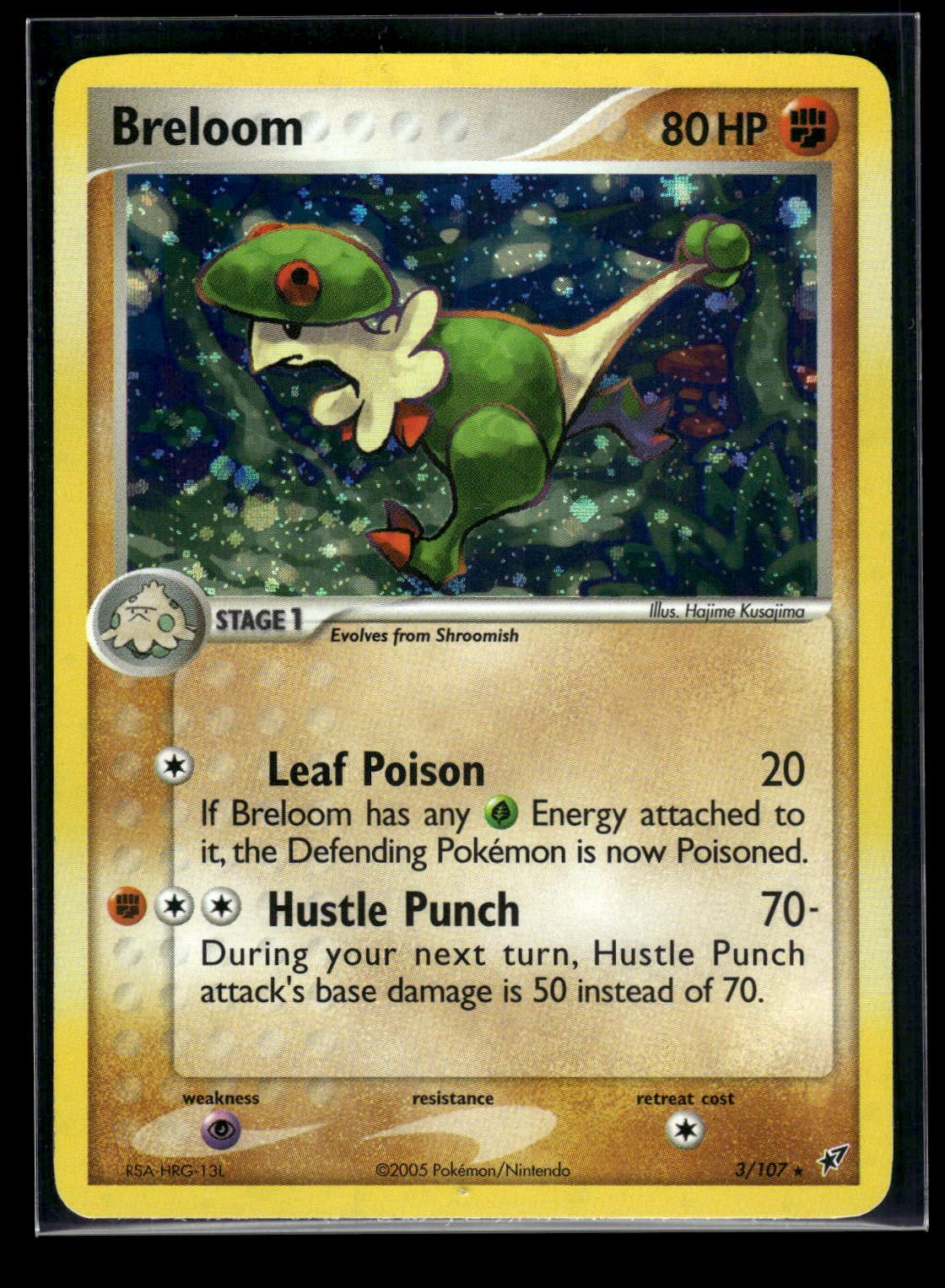 Breloom 3/107 - Deoxys  - Rare Holo