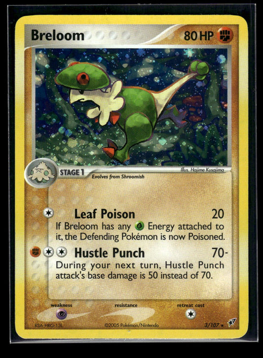 Breloom 3/107 - Deoxys  - Rare Holo