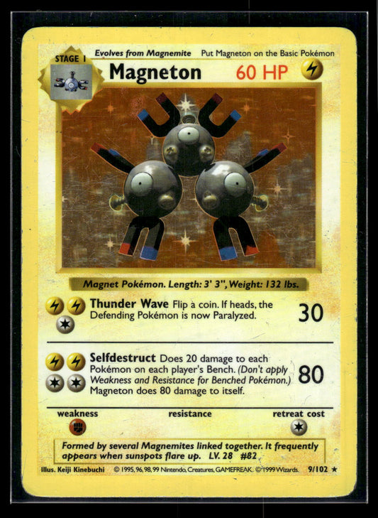 Magneton 009/102 Base Set (Shadowless)