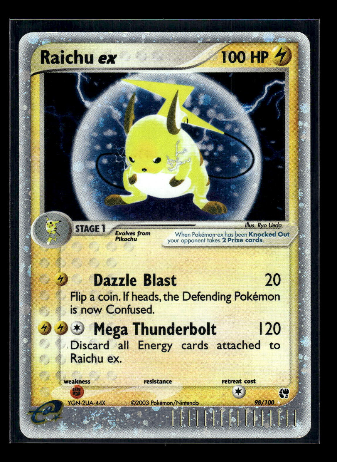 Raichu ex 98/100 EX Sandstorm