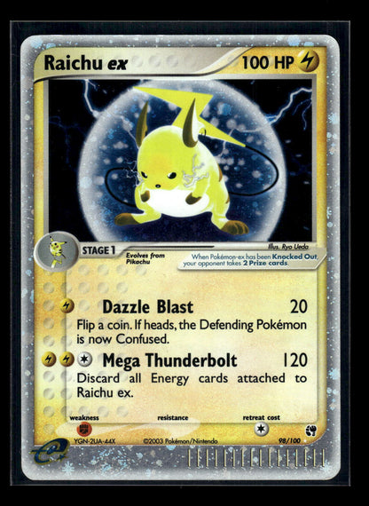 Raichu ex 98/100 EX Sandstorm