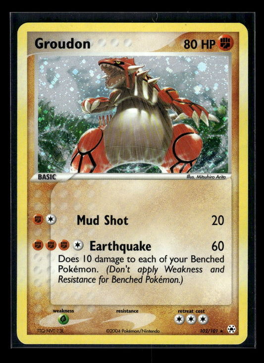 Groudon 102/101 Hidden Legends