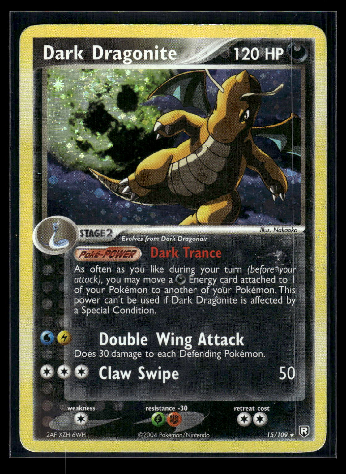 Dark Dragonite 15/109 EX Team Rocket Returns
