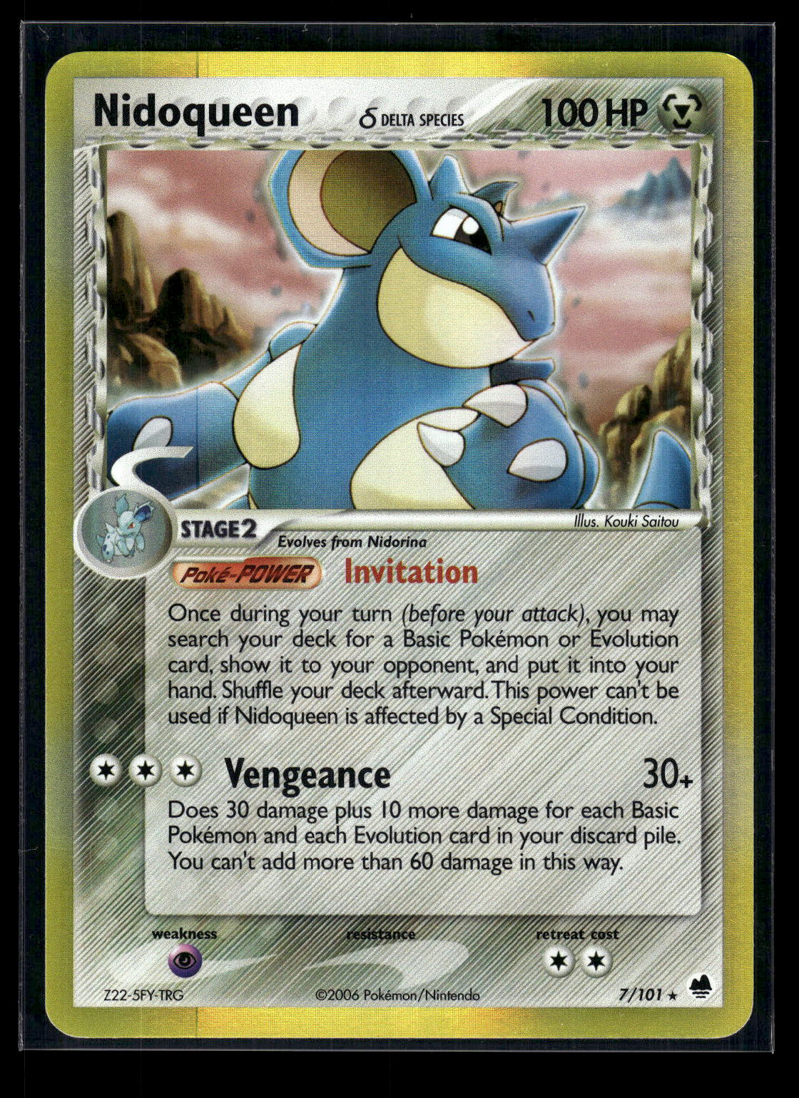 Nidoqueen (Delta Species) 7/101 EX Dragon Frontiers