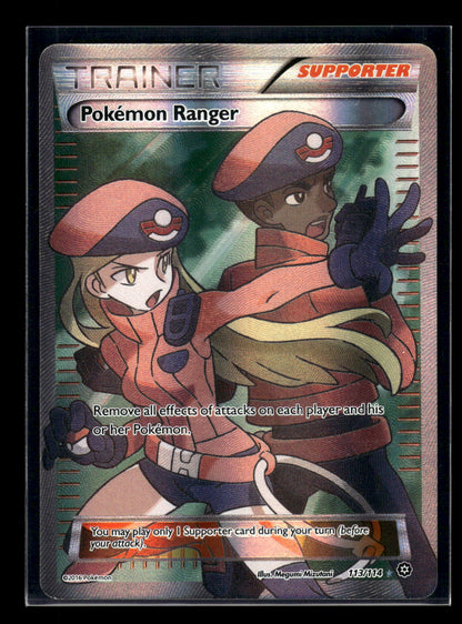 Pokemon Ranger (Full Art) 113/114 XY - Steam Siege