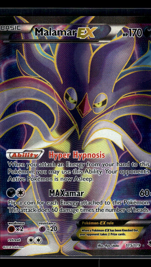 Malamar EX (115 Full Art) 115/119 XY - Phantom Forces