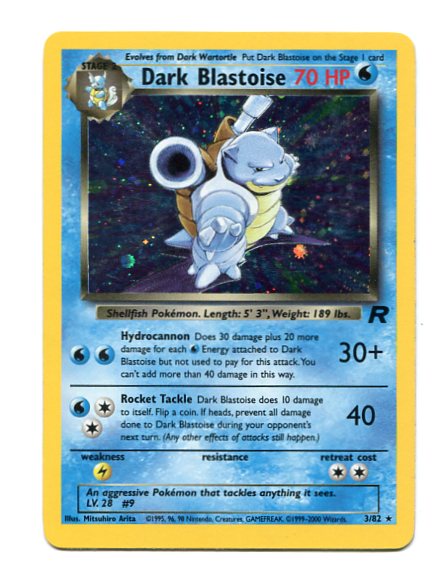 Team Rocket - Dark Blastoise 3/82
