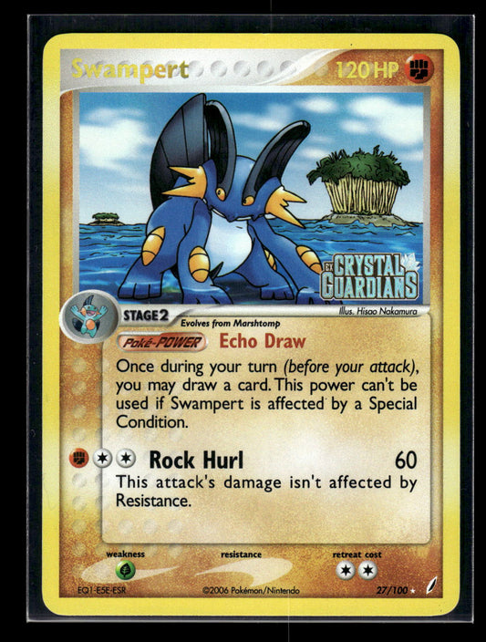 Reverse Foil - Swampert 27/100 Crystal Guardians