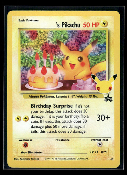 ______'s Pikachu 24/53 Celebrations: Classic Collection