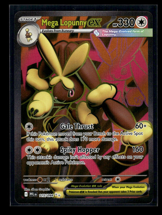 Mega Lopunny ex 115/094 ME02: Phantasmal Flames