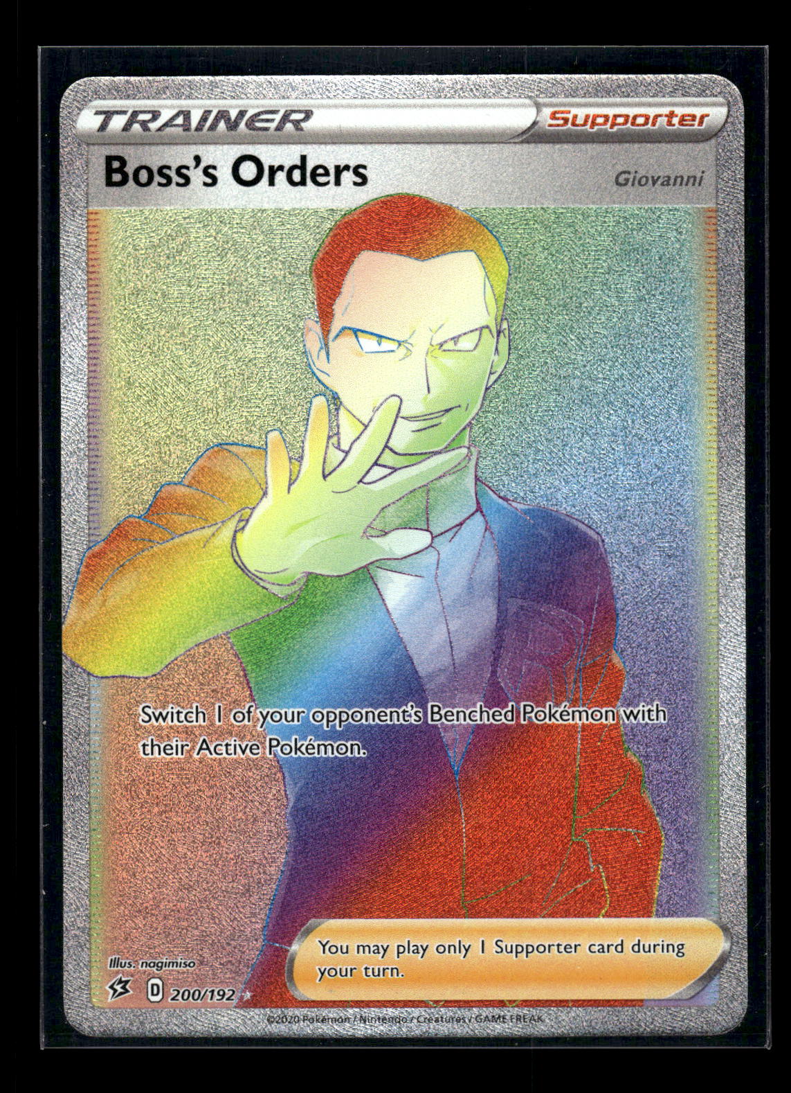 Boss's Orders (Secret) 200/192 SWSH02: Rebel Clash