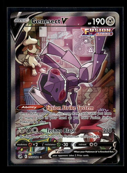 Genesect V (Alternate Full Art) 255/264 SWSH08: Fusion Strike