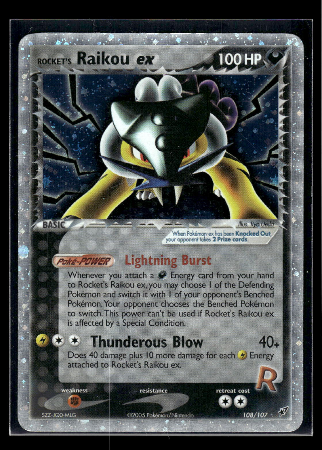 Rocket's Raikou ex 108/107 Deoxys