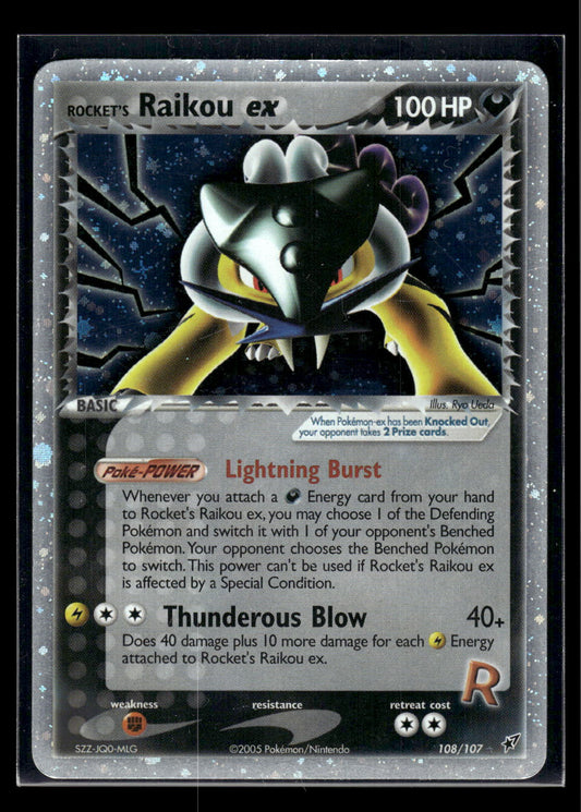 Rocket's Raikou ex 108/107 Deoxys