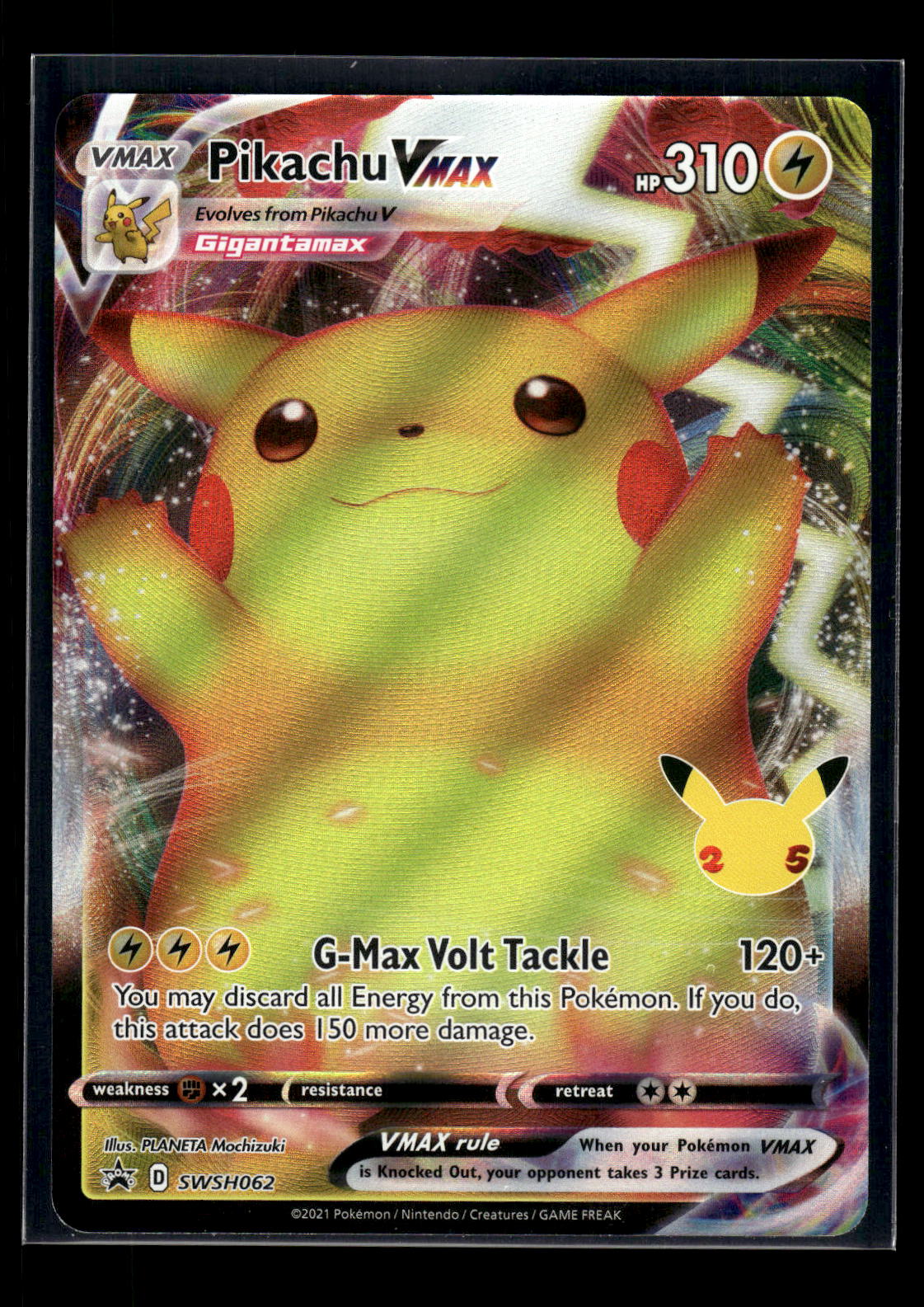 Pikachu VMAX - SWSH062 SWSH: Sword & Shield Promo Cards