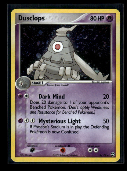 Dusclops 14/108 EX Power Keepers