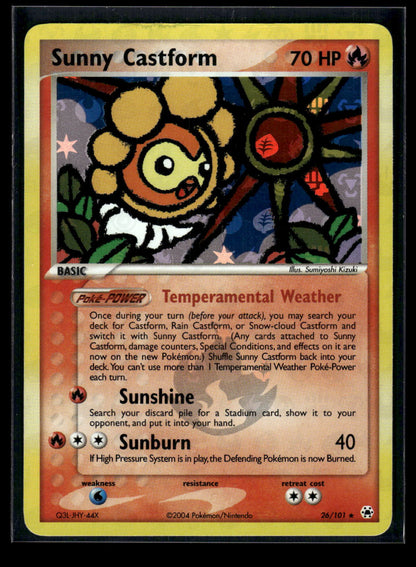 Reverse Foil - Sunny Castform 26/101 Hidden Legends