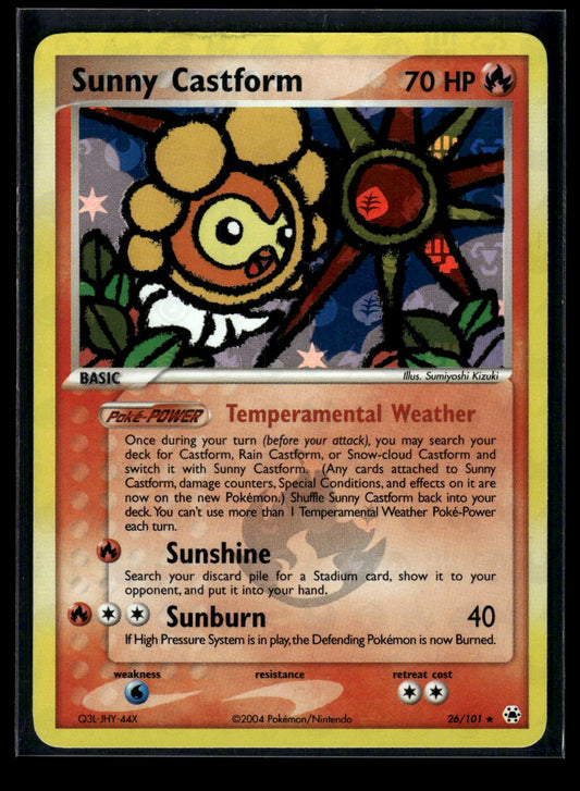 Reverse Foil - Sunny Castform 26/101 Hidden Legends