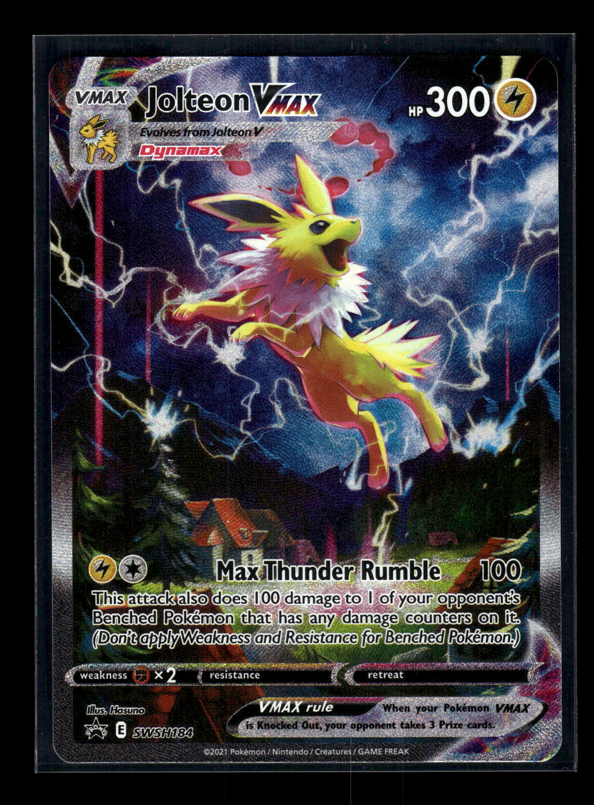 Jolteon VMAX SWSH184 SWSH: Sword & Shield Promo Cards