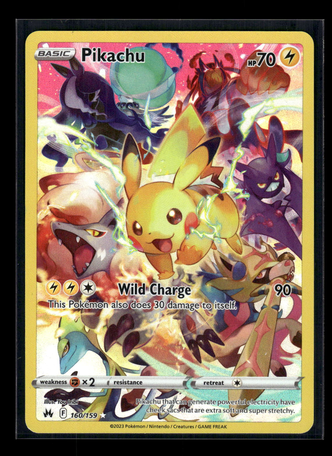 Pikachu (Secret) 160/159 SWSH: Crown Zenith