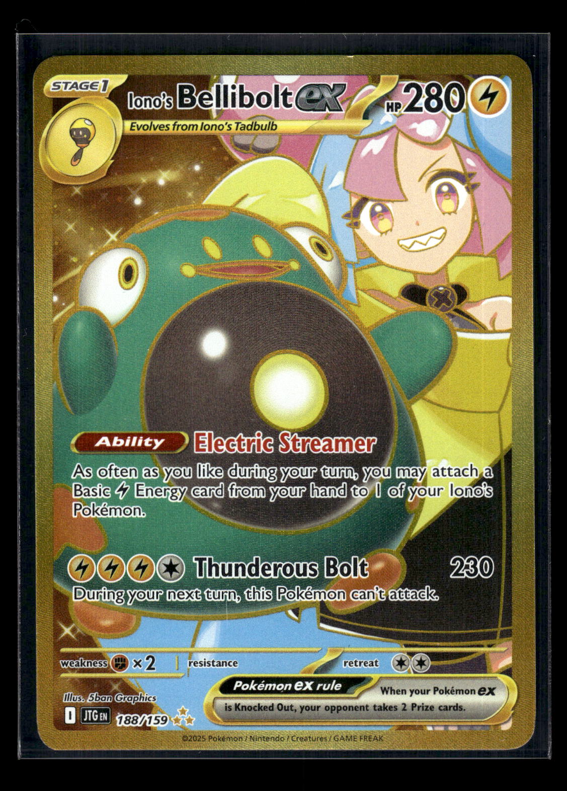 Iono's Bellibolt ex 188/159 SV09: Journey Together