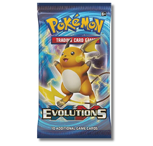 Pokémon TCG XY: Evolutions Booster Pack - Raichu Artwork