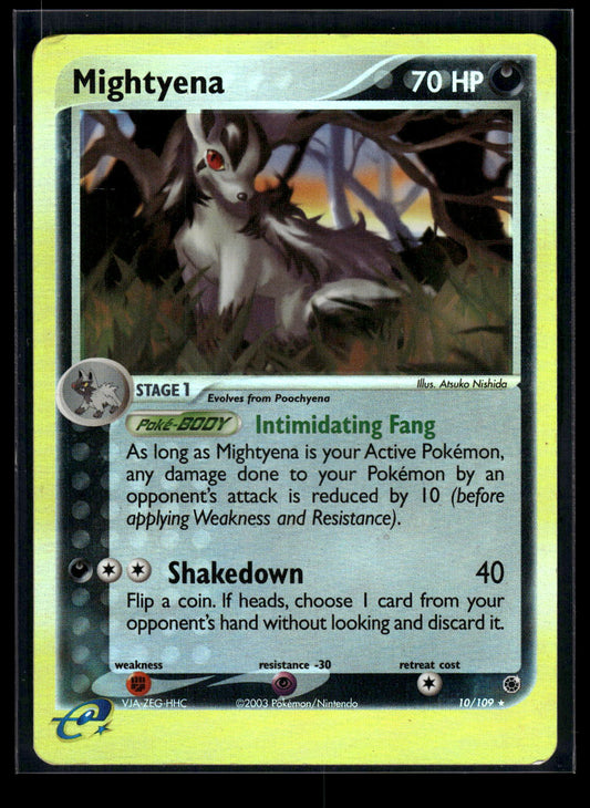 Reverse Foil - Mightyena 10/109 Ruby and Sapphire